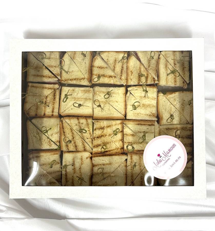 Бокс с ассорти сендвич-канапе (40 шт) — изображение 7