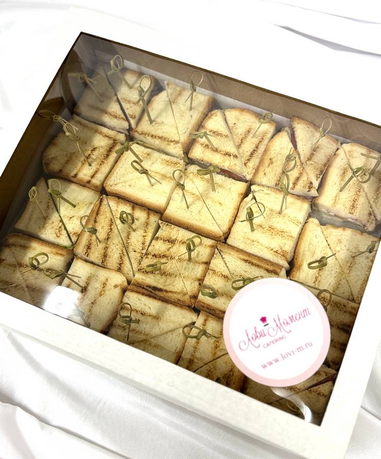 Бокс с ассорти сендвич-канапе (40 шт) — изображение 3