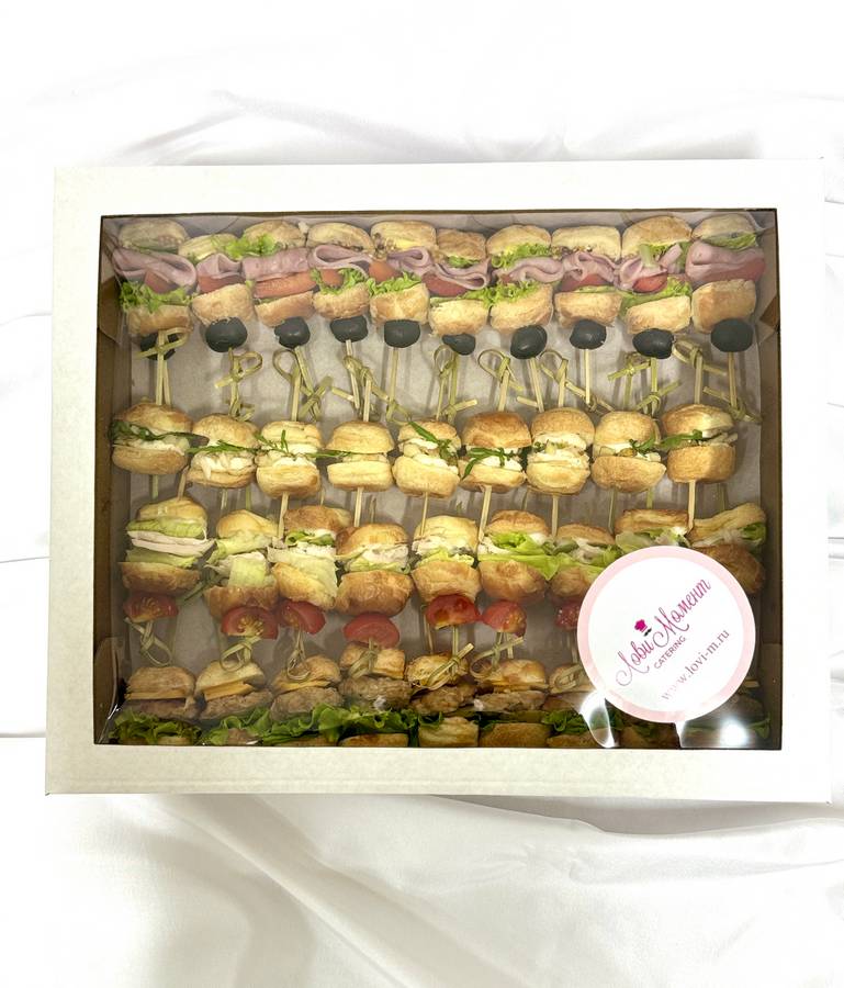 Бокс с ассорти панини-канапе, 38 шт — изображение 7