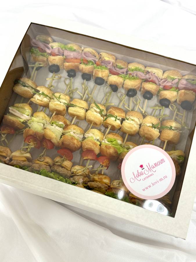 Бокс с ассорти панини-канапе, 38 шт — изображение 6