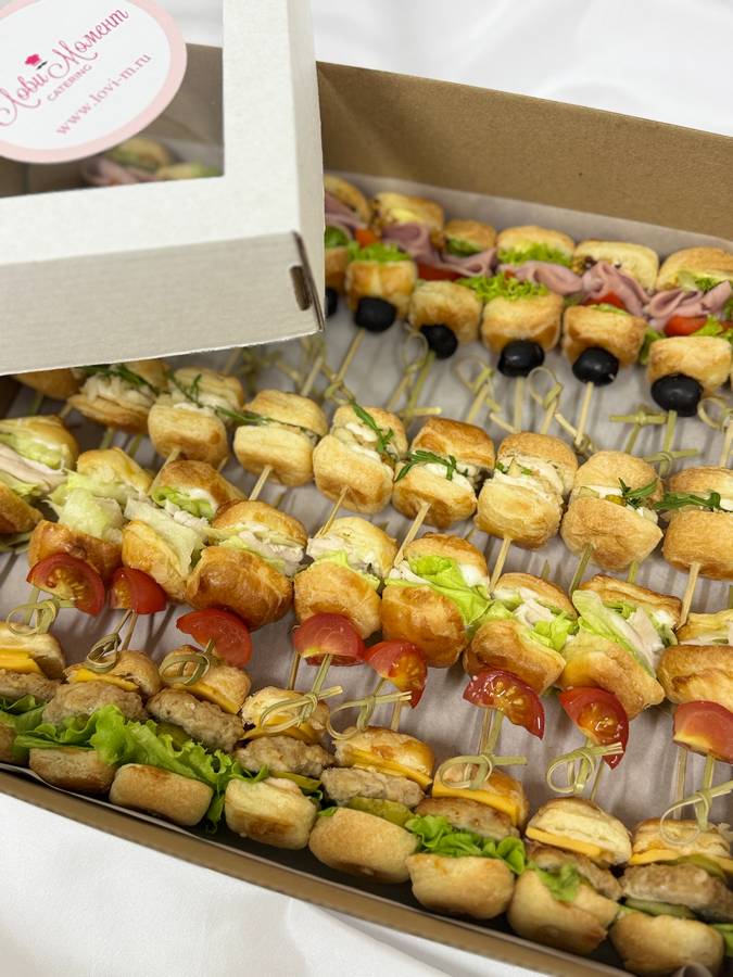 Бокс с ассорти панини-канапе, 38 шт — изображение 4