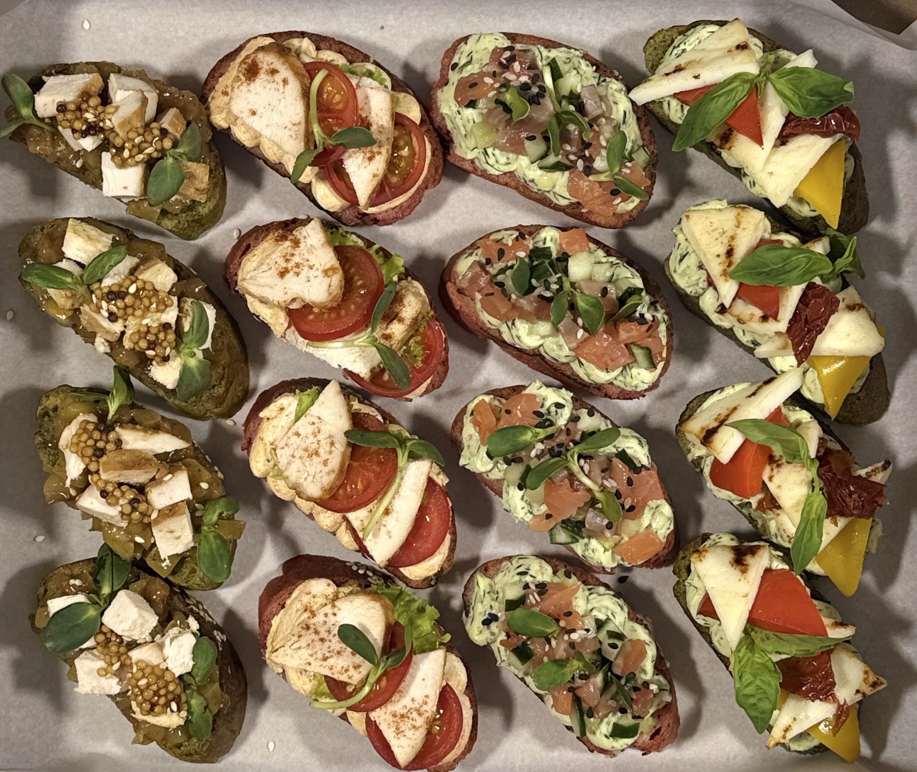 Бокс ассорти брускетт №3, (16 шт) — изображение 4