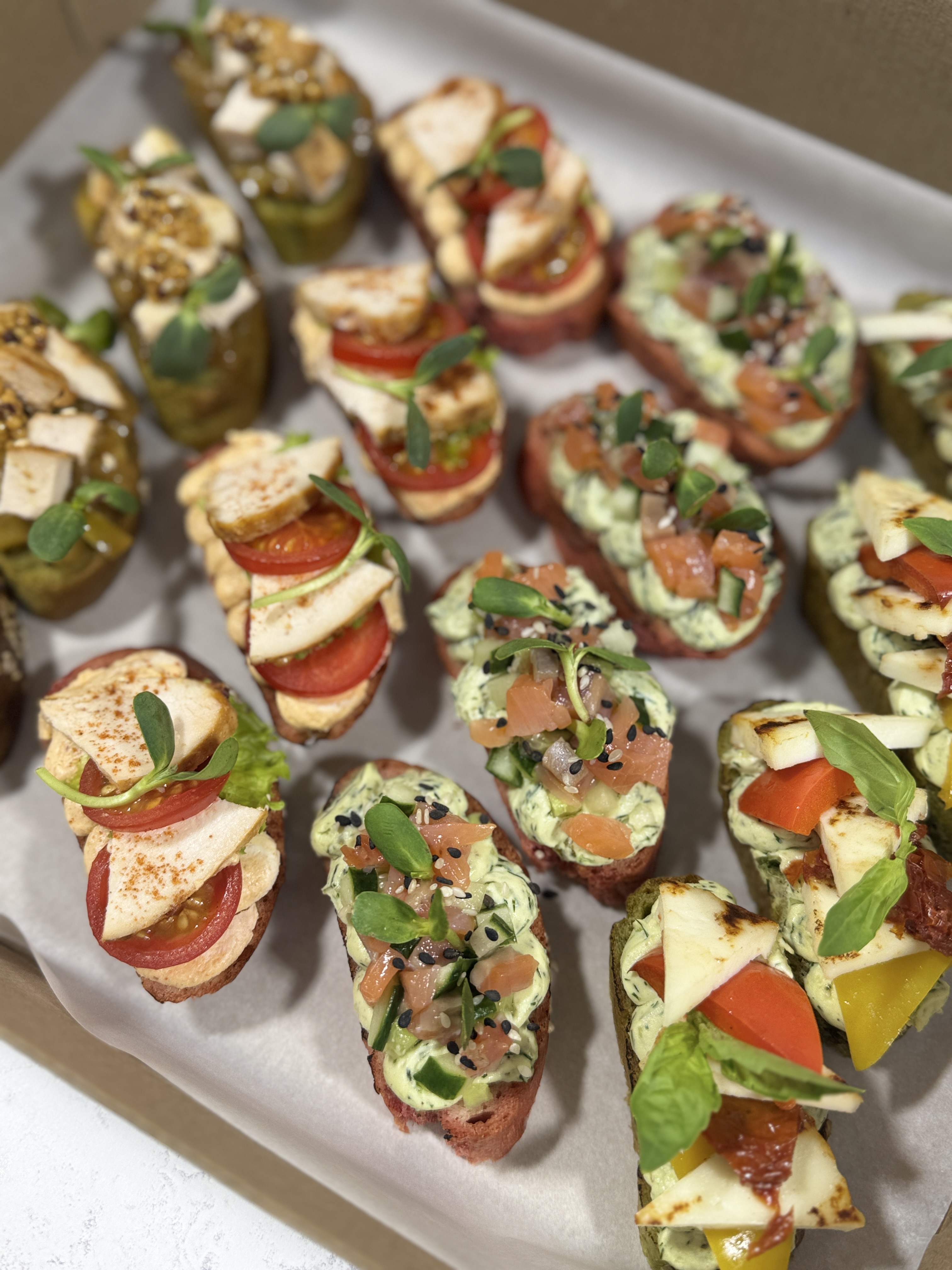 Бокс ассорти брускетт №3, (16 шт) — изображение 5