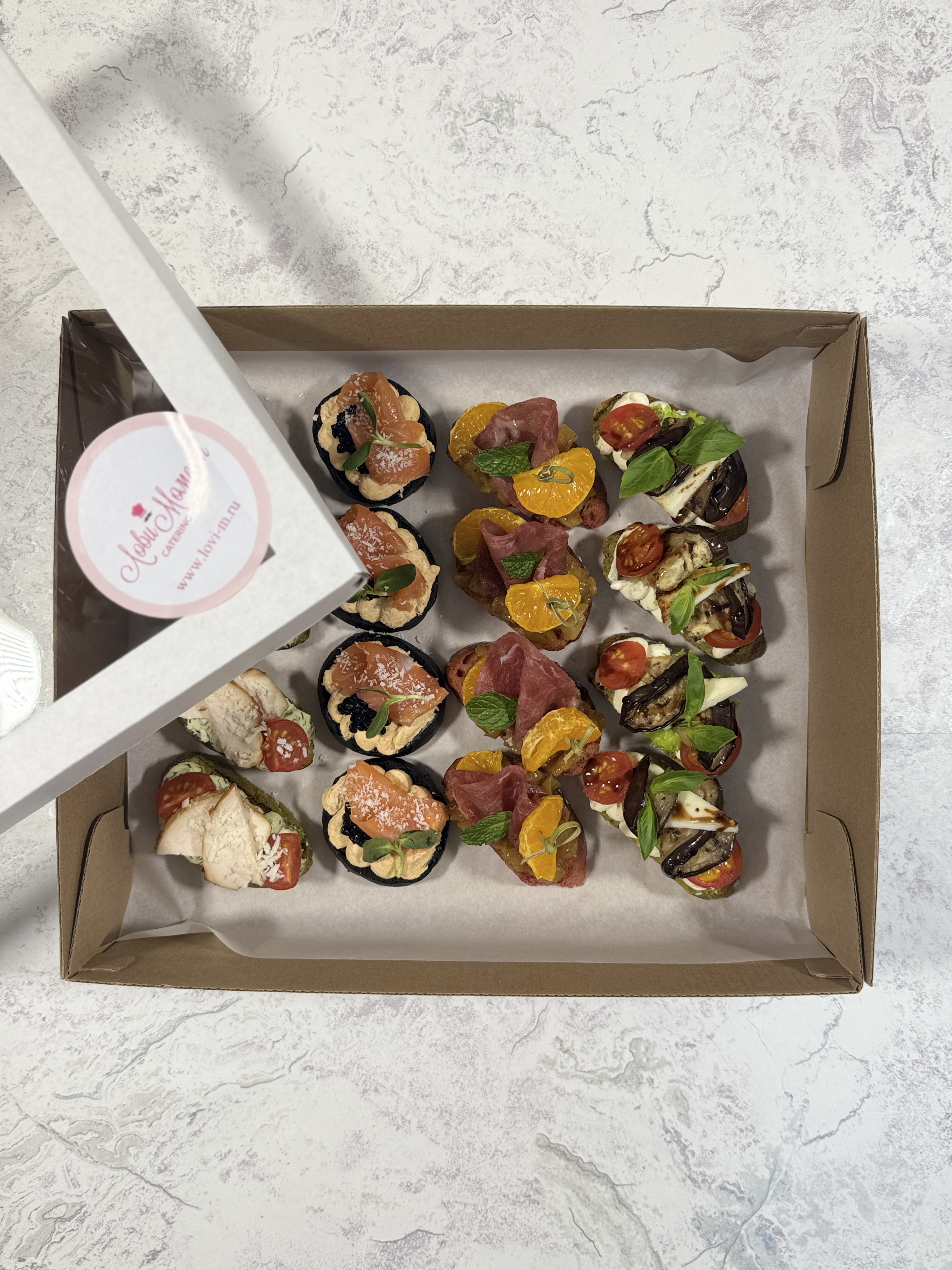 Бокс ассорти брускетт №4, (16 шт) — изображение 3