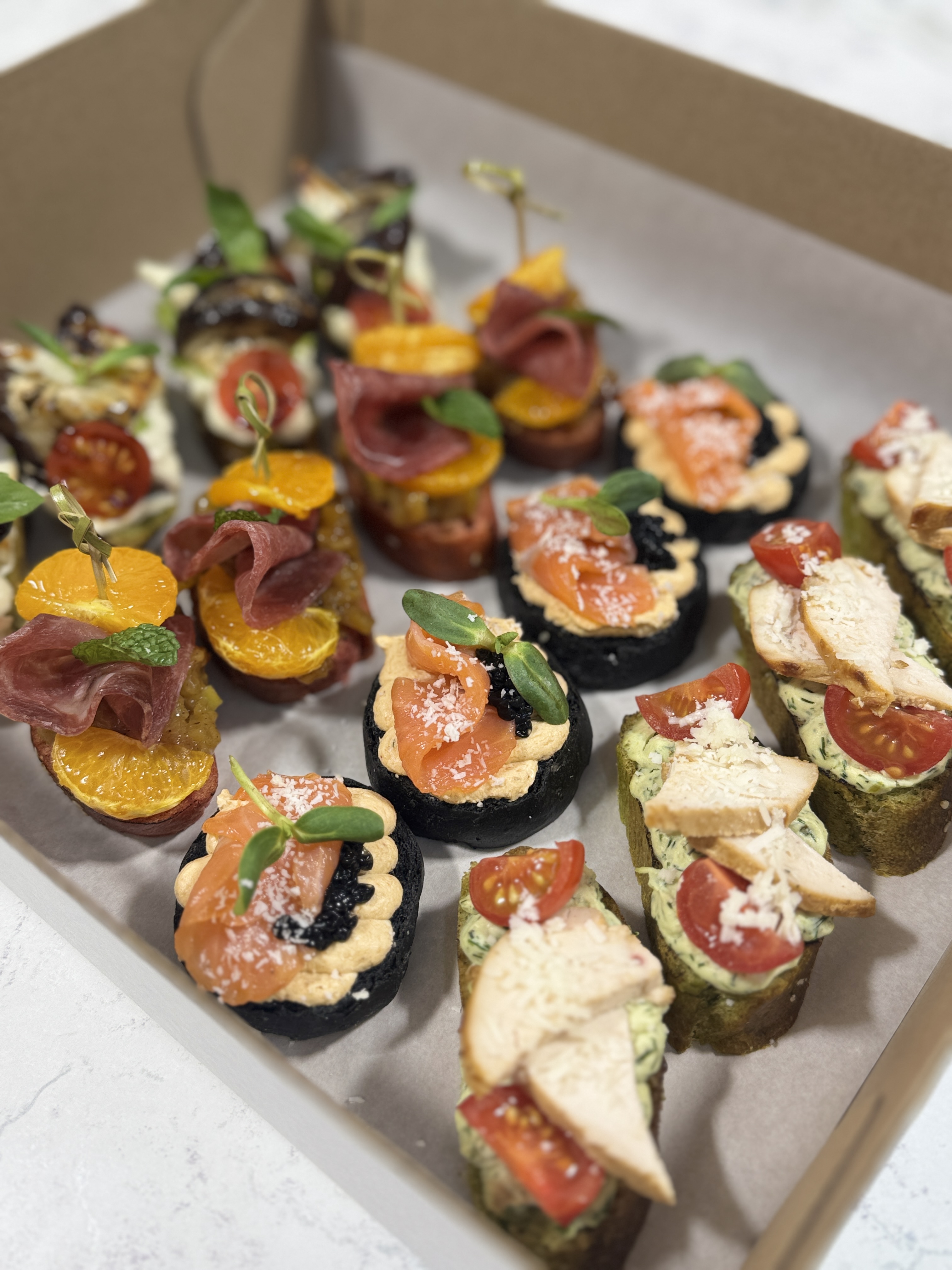 Бокс ассорти брускетт №4, (16 шт) — изображение 9